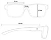 Magpul MAG114710011110 Explorer Eyewear UV Resistant Polarized Polycarbonate Gray Silver Mirror Lens with Black Wraparound Frame for Adults