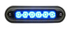 Whelen, ION Series, Wide Angle, Compact, Versatile, LED Solo Light Head, Blue, Surface Mount with Black Housing, WIONSMB