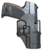 Blackhawk 410514BKR Serpa CQC Concealment Black Matte Polymer OWB HK Full Size Right Hand