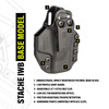 Blackhawk 416076BK Stache InsideTheWaistband 76 Black Polymer IWB Fits Glock 48 Ambidextrous Hand