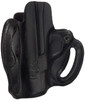 Desantis Speed Fits M&P45 Shield Leather Right Hand Scabbard Belt Holster, Black