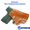 DeSantis Mini Scabbard Belt Holster, Fits S&W Shield, Right Hand, Tan, FITS: S&W M&P Shield & 2.0 9/40