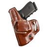 DeSantis Gunhide 159TA8BZ0 Osprey  IWBOWB Tan Leather Belt Slide Fits Glock 4343x Belt 1.50 Wide Right Hand