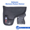 DeSantis Gunhide The Nemesis Pocket Holster Ambidextrous Black NAA .32/Ber 950 Nylon N38BJG1Z0