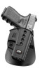Fobus GL2E2RP Passive Retention Evolution OWB Black Polymer Paddle Compatible wGlock 17192235 Includes Belt Loops Right Hand