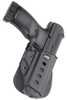 Fobus HPP Passive Retention Evolution OWB Black Polymer Paddle Fits HiPoint 45 Fits Ruger American Right Hand