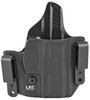 L.A.G. TACTICAL, INC Defender Series, OWB/IWB Holster, Fits H&K VP9SK, Kydex, Right Hand, Black Finish, One Size
