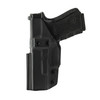 Tagua Ambi Disruptor IWB/OWB Belt Holster Kydex Construction Black Fits Smith & Wesson M&P Shield 9 EZ Ambidextrous AMBI-DTR-1090