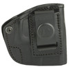 Tagua IPH4330 4 In 1  Black Leather IWBOWB fits Glock 262733 Right HandInsideOutsideCrossBack
