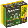 Remington Ammunition 28295 HTP  9mm Luger 147 gr 990 fps Jacketed Hollow Point JHP 20 Round Box