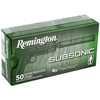 Remington Ammunition 28435 Subsonic  9mm Luger 147 gr Flat Nose Enclosed Base FNEB 50 Per Box 10 Cs