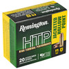 Remington Ammunition 28293 HTP  9mm Luger P 115 gr 1250 fps Jacketed Hollow Point JHP 20 Round Box