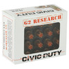 G2 Research CIVIC9MM Civic Duty  9mm Luger 100 gr 1230 fps Copper Expansion Projectile CEP 20 Round Box