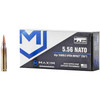 Maxim Defense Industries SBA Short Barrel Ammunition 556NATO 62 Grain Solid Copper Bullet TUI (Tumble Upon Impact) Design 20 Round Box MXM-49001