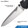 Benchmade - Barrage 580, Drop Point Blade, Plain Edge, Satin Finish, Made in the USA