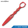 Benchmade 176T - SOCP Dagger 176 with Trainer Blade, Coated Finish, Red Handle