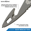 Benchmade - SOCP 179 Rescue Tool with Black Sheath, Hook, Oxygen Wrench, Carbide Glass Breaker, Made in the USA