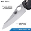Benchmade Pardue Mini-griptilian 530v Steel Blade Knife - 555-s30v Satin Plain E