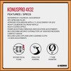 Konus 7262 KonusPro  Matte Black 4x32mm 1 Tube Engraved 3030 Reticle