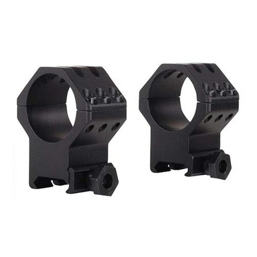 Weaver 30mm Tactical 6-Hole Weaver-Style Rings, Matte, X-High - 48354