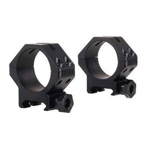 Weaver 4 Hole Tactical 30mm High Rings Fits Picatinny Matte Finish Black 48366