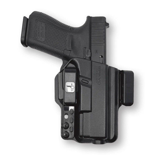 Bravo Concealment Torsion IWB Concealment Holster Waistband Clips Fits Glock 19/19X/23/32/45 Right Hand Black Polymer Does not fit Glock Gen 5 40SW BC20-1001