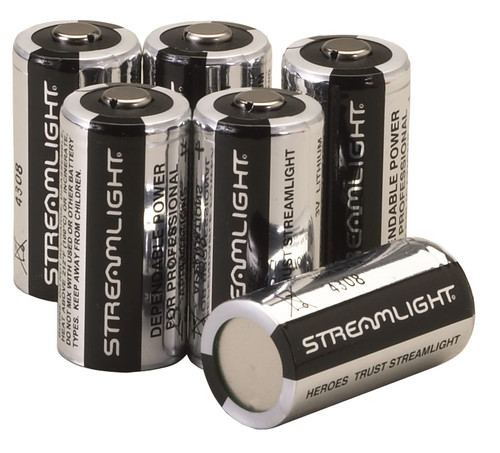 Streamlight 85180 CR123A  3V LiIon 6 Pack