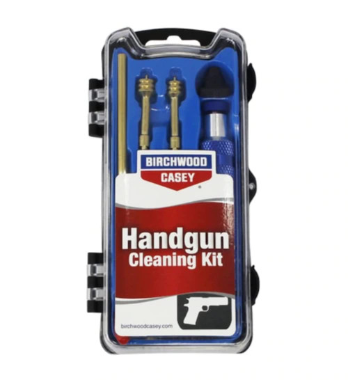 Birchwood Casey HNDGCLNK Handgun Cleaning Kit 16 Pieces BlackRed