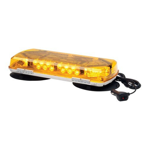 Whelen MC16VA Mini Century Lightbar 16 with Vacuum/Magnet Mt Kit (Amber)