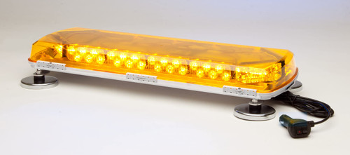 Whelen MC23MF Mini Century Lightbar 23 with Magnet Mt Kit (Amber/White)