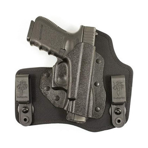 DeSantis Invader Inside The Pant Nylon Holster fits Glock 17,19,26, Right, Black (M65KAB2Z0)