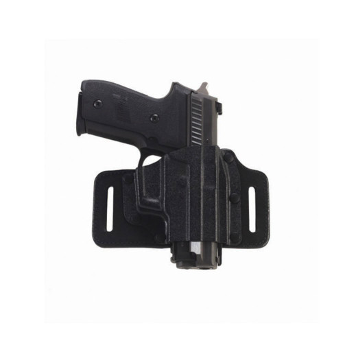 Galco TS224B TacSlide  OWB Black KydexLeather Compatible w Glock 17 Gen1519 Gen1522 Gen25 Belt Slide Mount Right Hand
