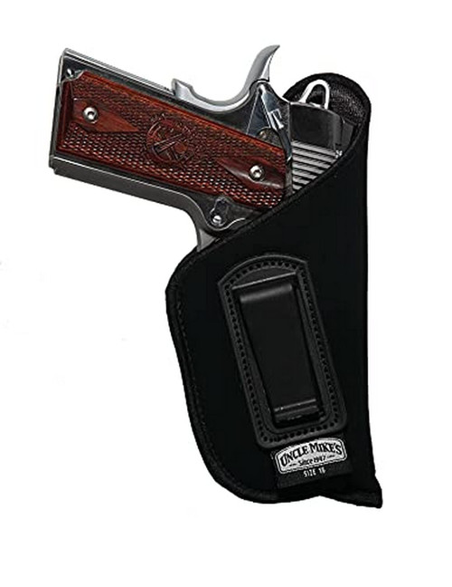 Uncle Mike's Off-Duty and Concealment Nylon OT ITP Holster (Black, Size 16, Left Hand)