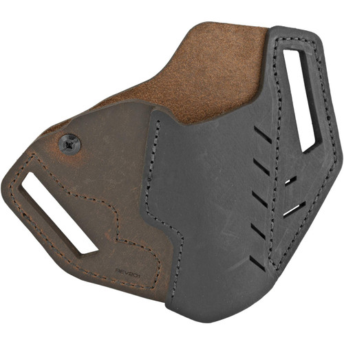 Versacarry REV201 Revolver Holster - Outside The Waistband - Two Tone Brown/Black -Right Hand Only (S&W J Frame/Ruger LCR), One Size