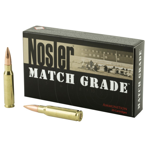 NOSLER Rifle 308WIN 168 Grain Custom Competition 20 Round Box 60054