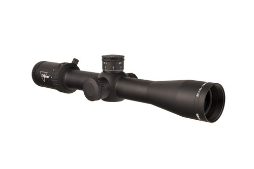 Trijicon Credo 2-10x36mm First Focal Plane Riflescope with Red MRAD Precision Tree 30mm Tube Matte Black Exposed Elevation Adjuster with Return to Zero Feature CR1036-C-2900038