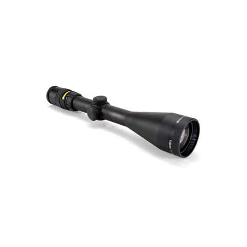 Trijicon AccuPoint 2.5-10x56mm Riflescope Standard Duplex Crosshair with Amber Dot 30mm Tube Matte Black Capped Adjusters TR22-1