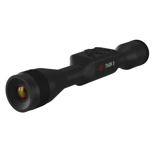 ATN TIWST5319A Thor 5 320 Thermal Rifle Scope Black Anodized 312x Smart Mil Dot Reticle wZoom 320x240 12 Microns 60 fps Resolution