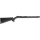 Hogue 22010 OverMolded Rifle Stock Aluminum Pillar Bedded Black Synthetic for Ruger 1022 with .920 Diameter Barrel