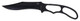 KaBar 5699BP Acheron Skeleton  3.13 Fixed Recurve Plain Black 5Cr15 SS Blade Black 5Cr15 SS Handle