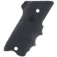 Hogue 82060 Rubber Grip Black with Finger Grooves & Right Hand Finger Rest for Ruger Mark II, III