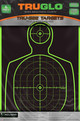 TRUGLO TRU-See Reactive Splatter Handgun Target, 6-Pack, Green