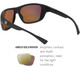 Vortex Optics Jackal Sunglasses - Black/Amber