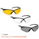 Walkers GWPSGLSMK Sport Glasses Crosshair Adult Smoke Gray Lens Polycarbonate Black Frame