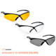 Walkers GWPSGLAMB Sport Glasses Crosshair Adult Amber Lens Polycarbonate Black Frame