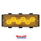 Whelen 50A03ZAR Oval Super-LED Warning (Horizontal, Amber)