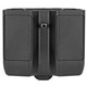 Blackhawk 410610PBK Double Mag Case  Black Polymer Paper Compatible w Double Stack Compatible w 9mm Compatible w 40 Compatible w 45 Compatible w 10mm Compatible w 357