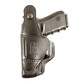 DeSantis Gunhide 033BAB6Z0 Dual Carry II  IWBOWB Black Leather Belt Clip Compatible wGlock 19Beretta CougarSig P225 Right Hand
