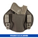 DeSantis Gunhide M71BJG2Z0 Vanquisher  IWB Nylon Belt Clip Fits MedLg Auto Med Revolver Ambidextrous