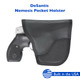 DeSantis Gunhide N38BJ02Z0 Nemesis  Pocket Black Rubberized Fabric Fits Taurus 85850 CIA85CH Fits 2 Barrel Right Hand